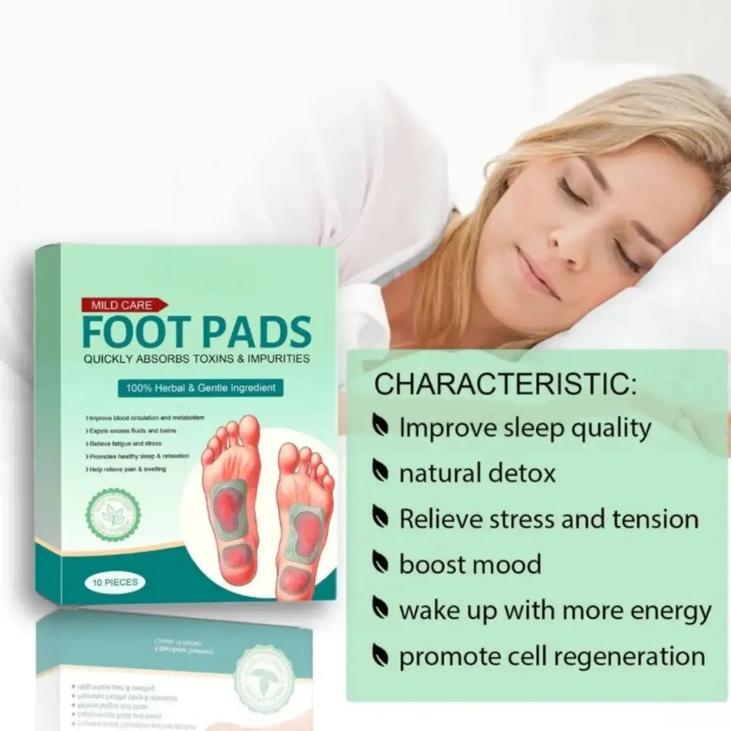 Mild Care Detox Foot Patches (Pack of 10)