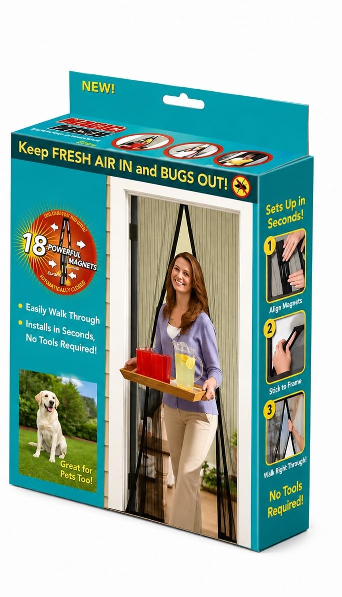 Magic Magnetic Mosquito Net